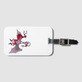 Santa-Fledermaus-Anhänger für Gepäck Gepäckanhänger (Vorderseite (Horizontal))