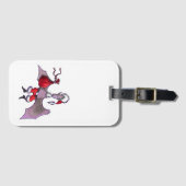Santa-Fledermaus-Anhänger für Gepäck Gepäckanhänger (Vorderseite (Horizontal))
