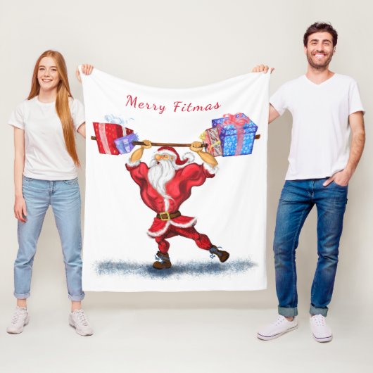 Santa Fleece Blanket (Beispiel)