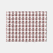 Santa Fleece Blanket (Vorderseite (Horizontal))