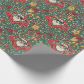 Santa Flex 6-7 Meme Christmas Geschenkpapier (Ecke)