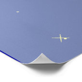 Santa fliegt poster (Ecke)