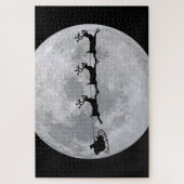 Santa fliegt zum Mond Puzzle (Vertikal)