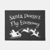 Santa Fly Economy Fly Funny Weihnachtsgeschenk Fußmatte (Vorderseite)