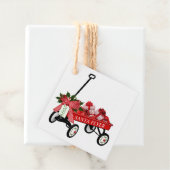 Santa Flyer Wagon mit Geschenken Gönnen Weihnachte Geschenkanhänger (Beispiel)