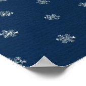 Santa Flying Airplane Poster (Ecke)