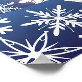 Santa Flying Classic Flugzeugplakat Poster (Ecke)