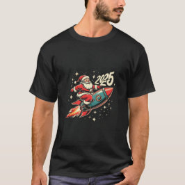 Santa flying to new year T-Shirt
