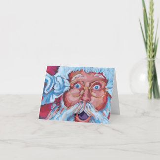 Santa Folded Holiday Card Dankeskarte