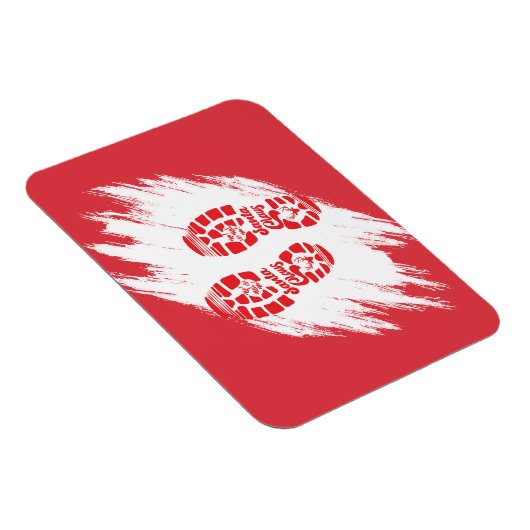 Santa Footprint Magnet (Rechte Seite)