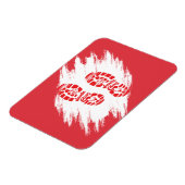Santa Footprint Magnet (Linke Seite)