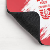 Santa Footprint Mousepad (Ecke)