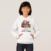 Santa for Palestine – Christmas Peace Hoodie (Vorne ganz)