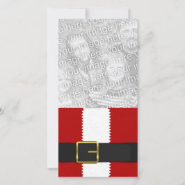 Santa Fotokarte Feiertagskarte