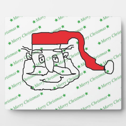 Santa Fotoplatte (Vorderseite)