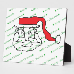 Santa Fotoplatte