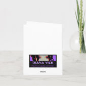 Santa Fox Notecard Feiertagskarte (Rückseite)