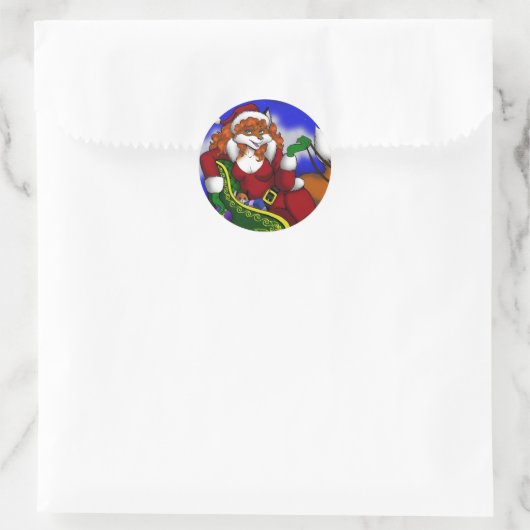 Santa Fox Stickers (Tasche)