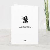 Santa Frage die Way Card Karte (Rückseite)