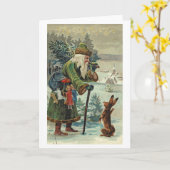 Santa Frage die Way Card Karte (Gelbe Blume)