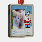 Santa Frame Foto Ornament (Rechts)
