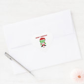 Santa FrankenCheese Heart Sticker (Umschlag)