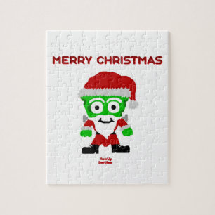 Santa FrankenKäse-Puzzle 20,3 cm x 25,4 cm Puzzle