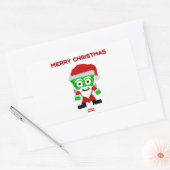 Santa FrankenKäse-Rectangle-Aufkleber Rechteckiger Aufkleber (Umschlag)