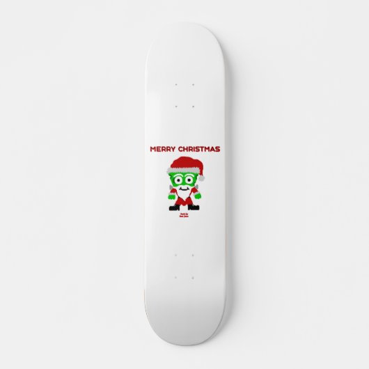 Santa FrankenKäse-Skateboard Skateboard (Vorne)
