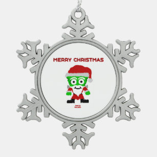 Santa FrankenKäse Zwergschneefleckchen Ornament