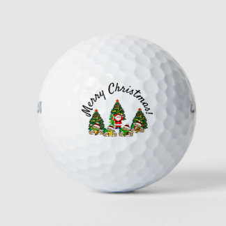Santa Friends Golfball