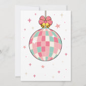 Santa Friendsmas Weihnachtsfeiertag Party Einladung (Rückseite)