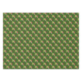 Santa Frog Green Christmas Tischdecke (Vorderseite (Horizontal))