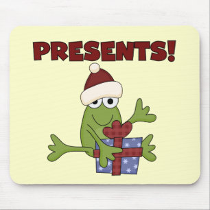 Santa Frog Tshirts und Geschenke Mousepad