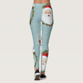 Santa Frosty Christmas Leggings AI Used (Rückseite)