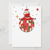 Santa Funny Friendsmas Weihnachtsfest Party Einladung (Rückseite)