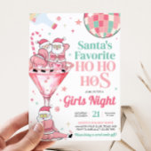 Santa Funny Girls Night Weihnachts Party Einladung