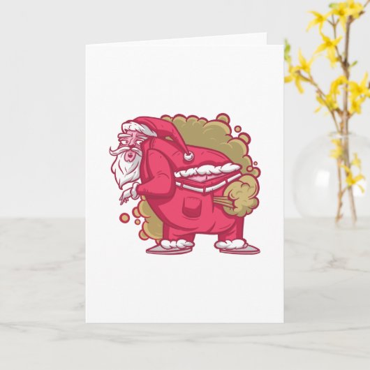 Santa Furzen Karte (Gelbe Blume)