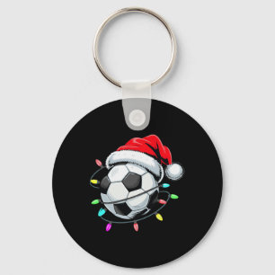 Santa Fußball-Byll-Weihnachtslichter Kinder Jungen Schlüsselanhänger