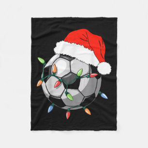 Santa-Fußball-Shirt Männer Jugend Jungen Weihnacht Fleecedecke