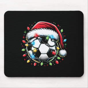 Santa Fußball Weihnachtsliebhaber Weihnachten  Mousepad