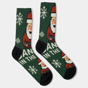 Santa Gamer Weihnachts Socken