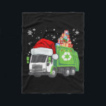 Santa Garbage Truck Carry Christmas Family Match Fleecedecke<br><div class="desc">Santa Garbage LKW Weihnachtsfamilie zu Weihnachten Weihnachten Matching Weihnachten Weihnachten</div>