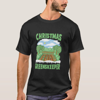 Santa Gardener Pflanze Landscaper Weihnachtsgar T-Shirt