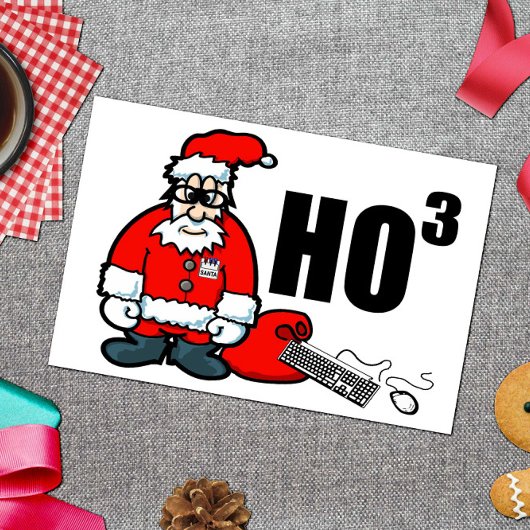 Santa Geek Feiertagskarte