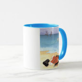 Santa geht schwimmen -  tasse (VorderseiteRechts)