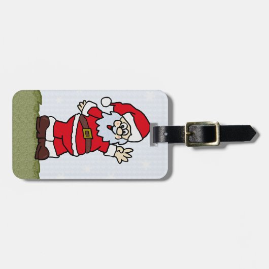 Santa Gepäckanhänger (Vorderseite horizontal)