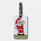 Santa Gepäckanhänger (Rückseite vertikal)