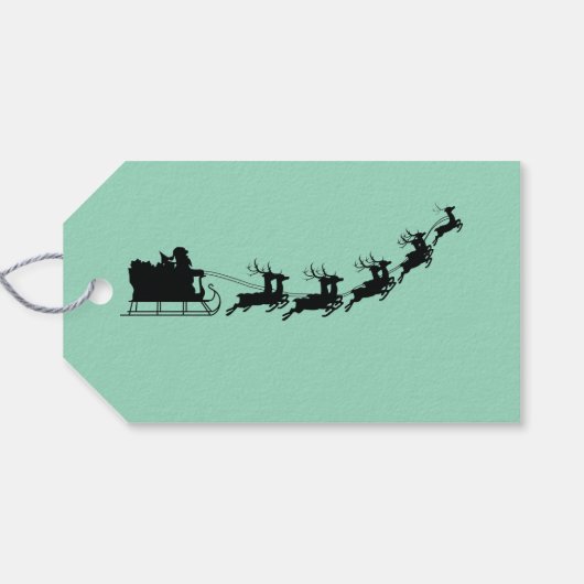 Santa  geschenkanhänger (Rückseite Horizontal)