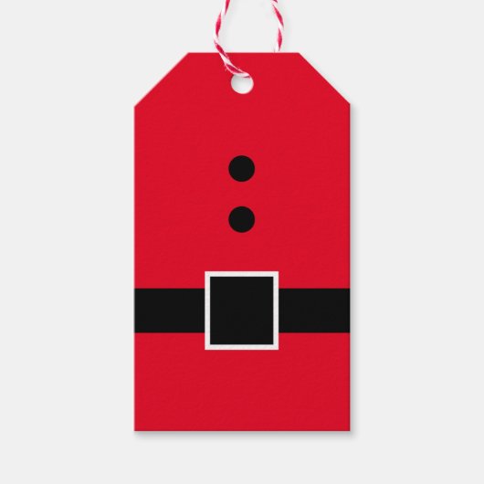 Santa Geschenkanhänger (Vorderseite)